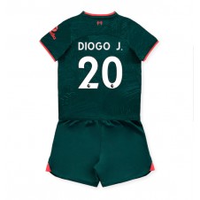 Liverpool Diogo Jota #20 Tredjeställ Barn 2022-23 Korta ärmar (+ Korta byxor)
